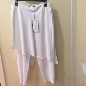 Zara pants with over skirt.